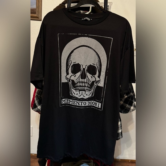 Disturbia ‘Momento Mori’ Shirt Dress NWOT - Picture 3 of 5